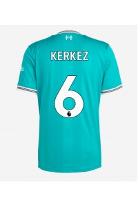Liverpool Milos Kerkez #6 Jalkapallovaatteet Kolmaspaita 2025-26 Lyhythihainen